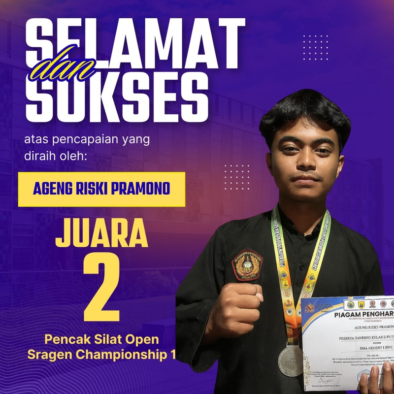 Siswa SMANSI berpreastasi dalam bidang Pencak Silat Sragen Cahmpionsip