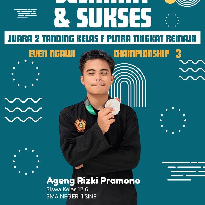 Siswa SMANSI berpreastasi dalam bidang Pencak Silat Ngawi Championship