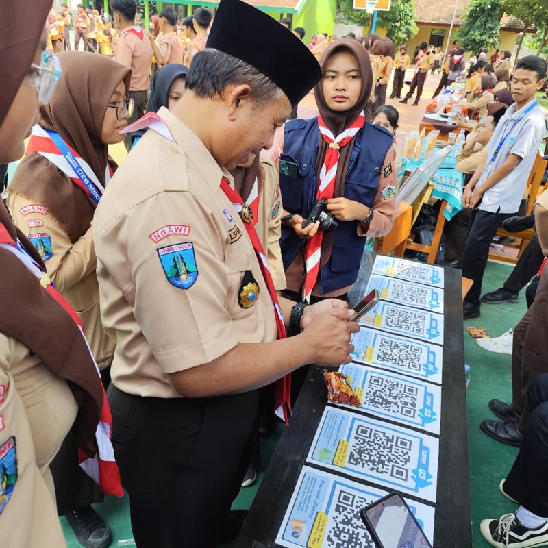 Stand AR Digital Skills pada acara Bazar Kwarsi Scout 2025